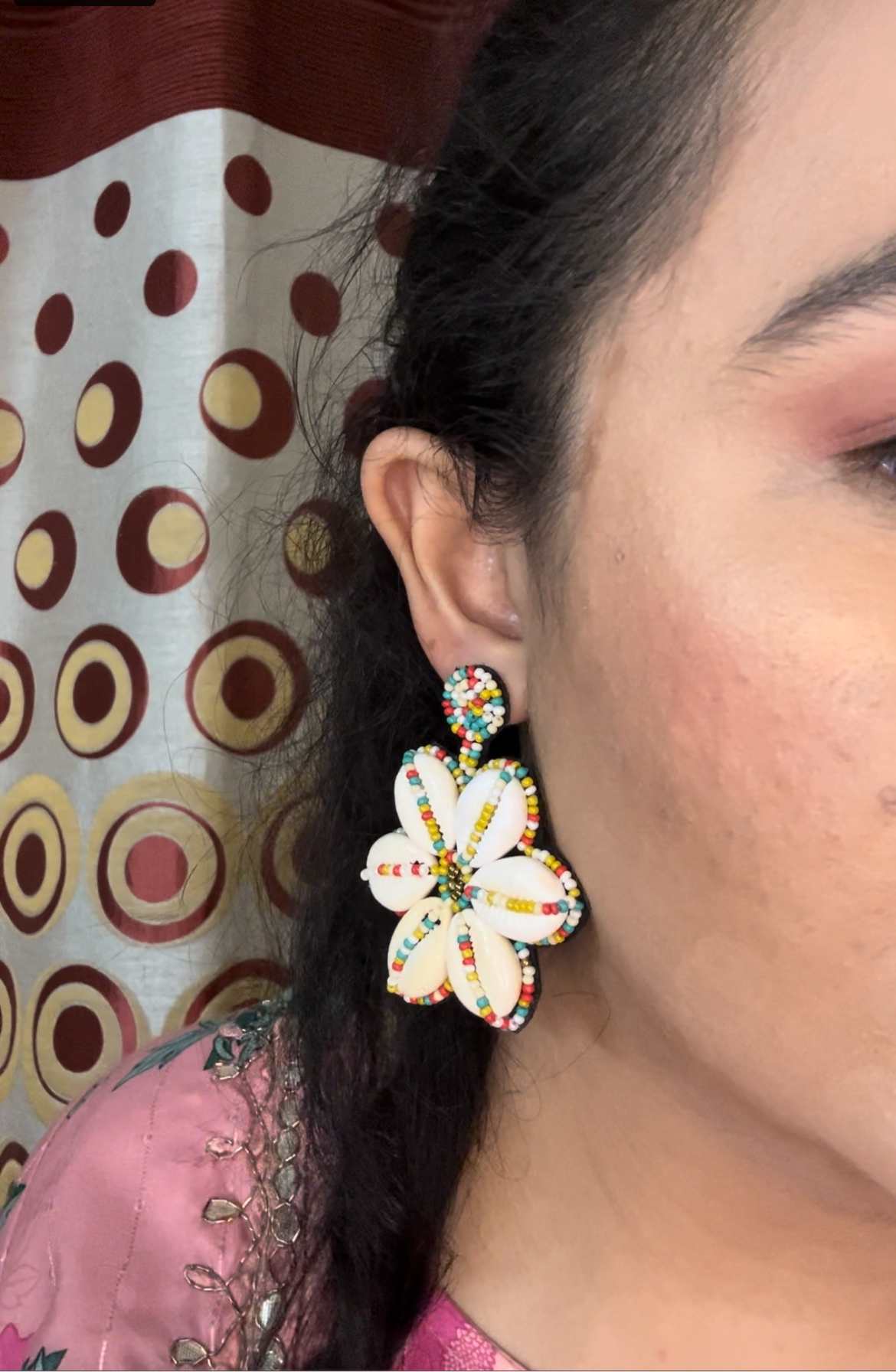 Shubharambh handmade beaded earrings