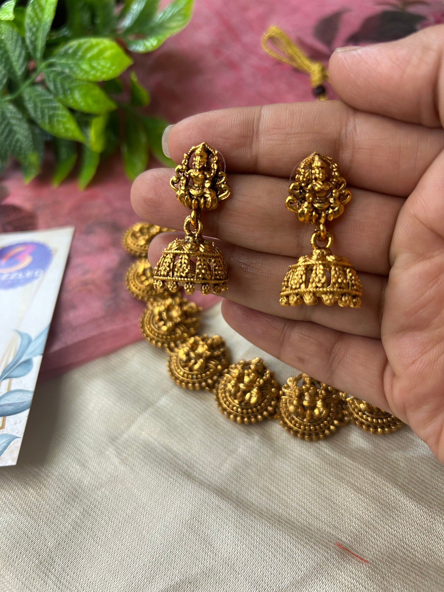 Sundari temple jewellery neckpiece