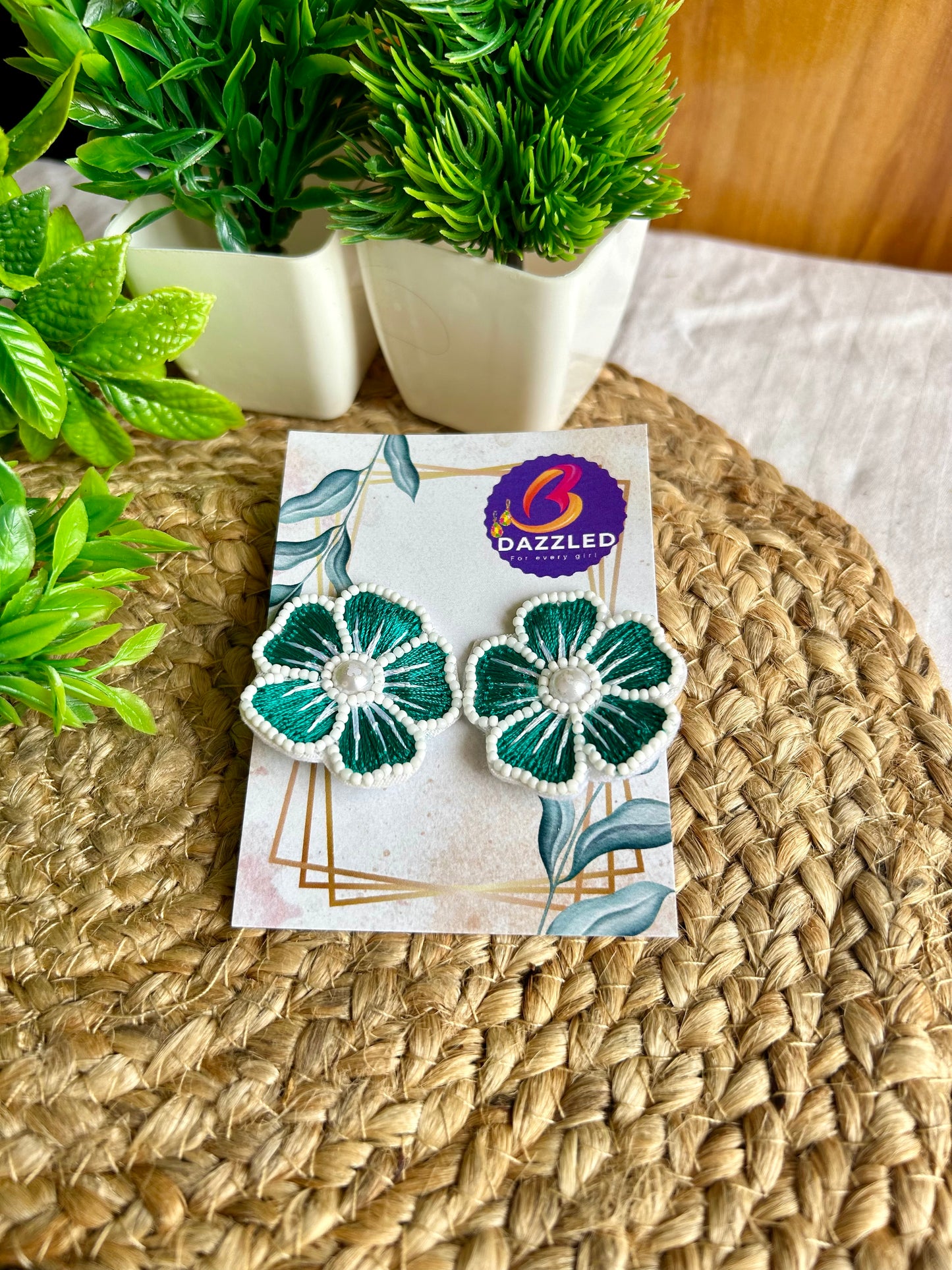 Kali handmade beaded earrings