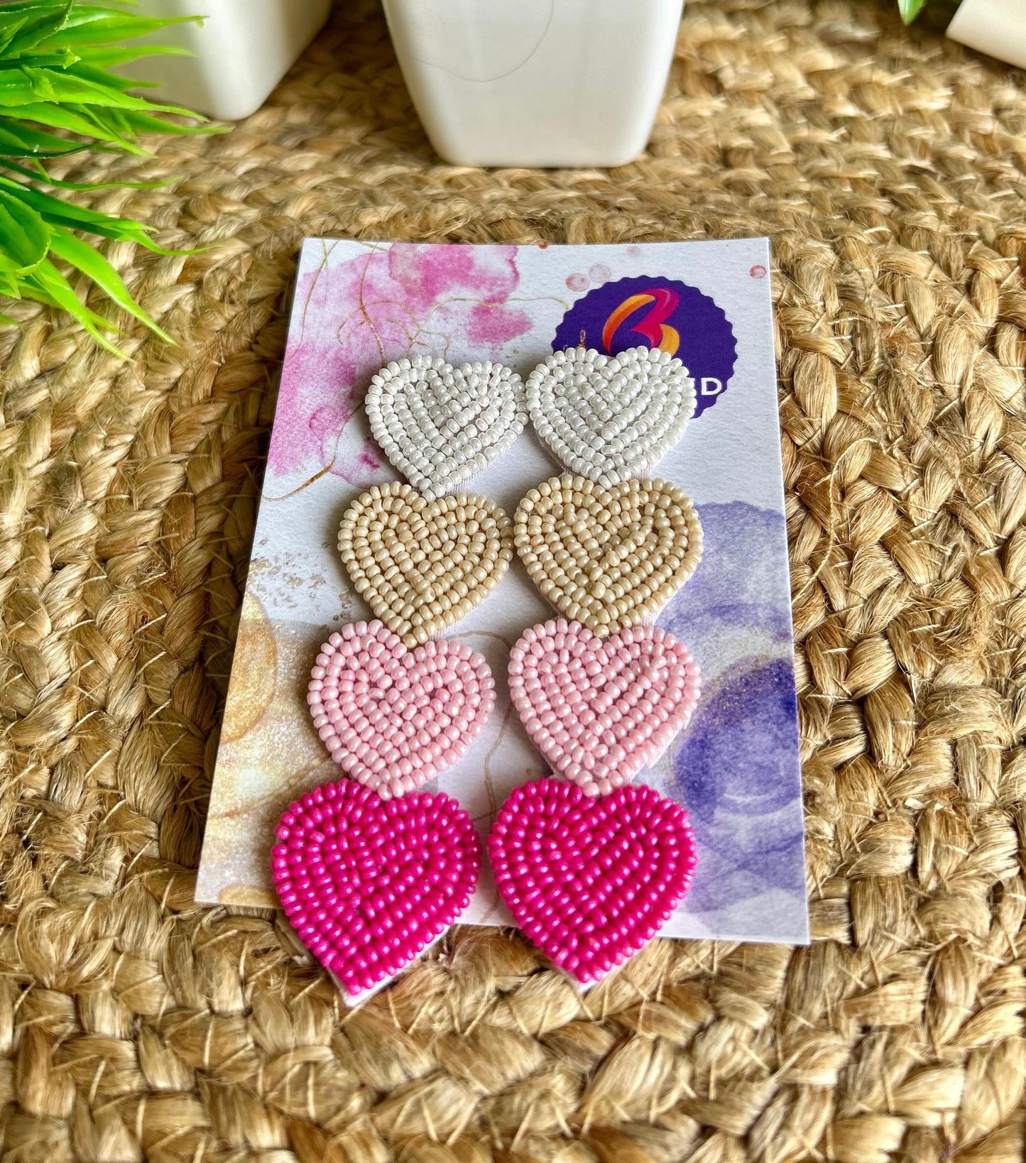 Dildara beaded earrings