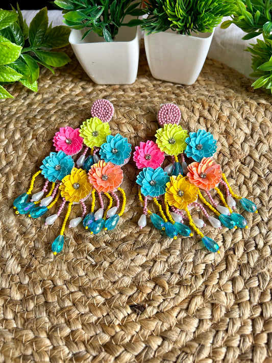 Rangrez handmade beaded earrings
