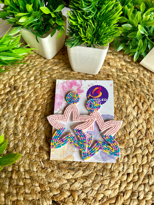 Sitara handmade beaded earrings