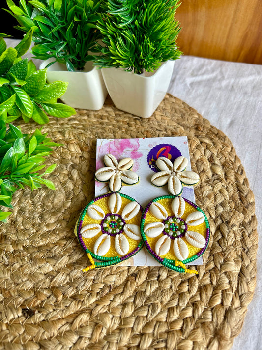 Chakri handmade beaded earrings
