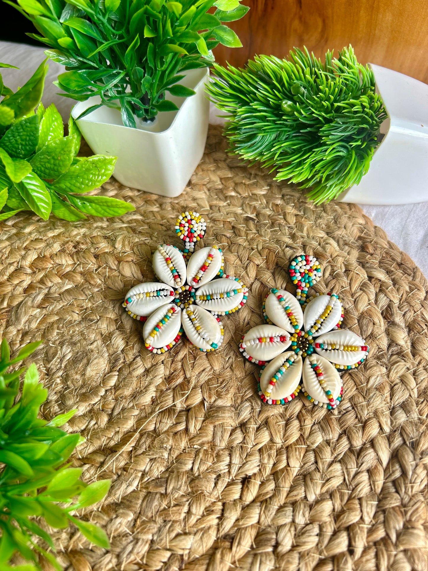 Shubharambh handmade beaded earrings