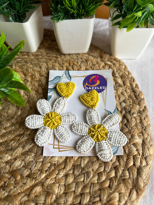 Phool handmade beaded earrings